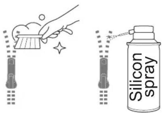 Silicon spray