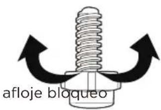 afloje bloqueo