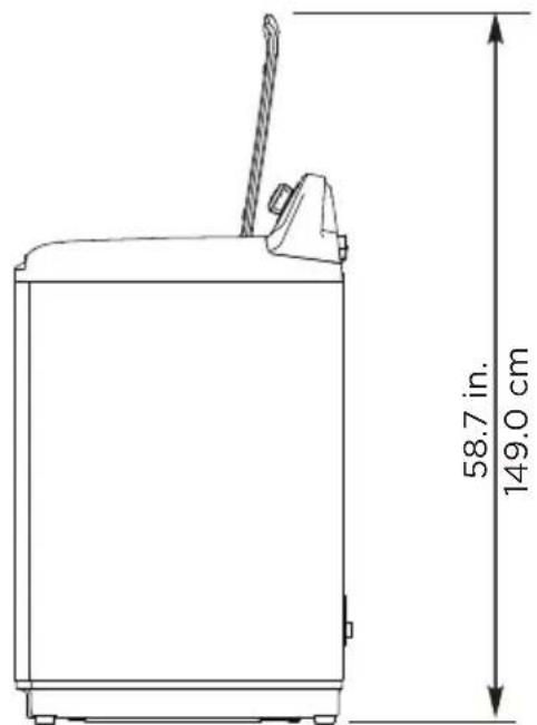 58.7 in. 149.0 cm