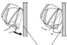 Mabe MMT12HDBWCAM2 - fijando el cuerpo de la unidad interna - 1
