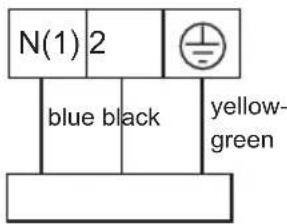 N(1) 2 blue black yellow- green