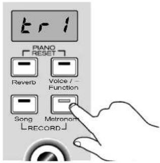 br1 PIANO RESET Reverb Voice / Function Song Matronom RECORD