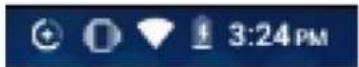 Laser MID-790IPS - NOTIFICATION MENU BAR - 1