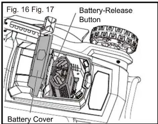 Fig. 16 Fig. 17 Battery-Release Button Battery Cover