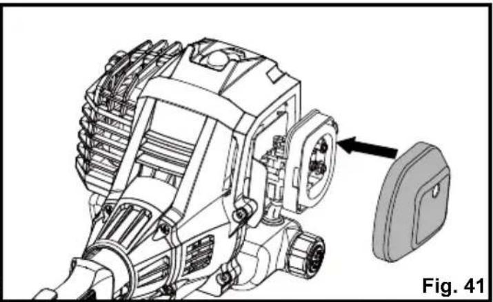 LawnMaster NPTGCP2517B - CLEANING THE AIR FILTER (See Figs. 38-41) - 3