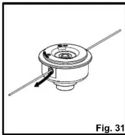LawnMaster NPTGCP2517B - SPOOL REPLACEMENT (See Figs. 29-32) - 3