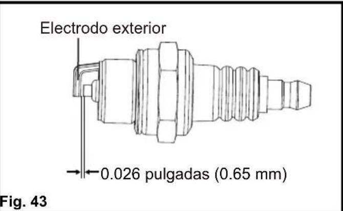 Electrodo exterior 0.026 pulgadas (0.65 mm) Fig. 43