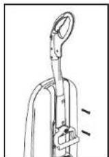 Simplicity Freedom S10CV.6 - Attaching the Handle to the Vacuum - 2