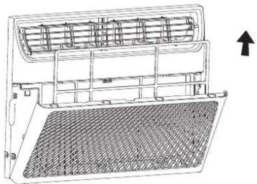 HISENSE AW1022CW1W - Cleaningthe Air Filter - 1