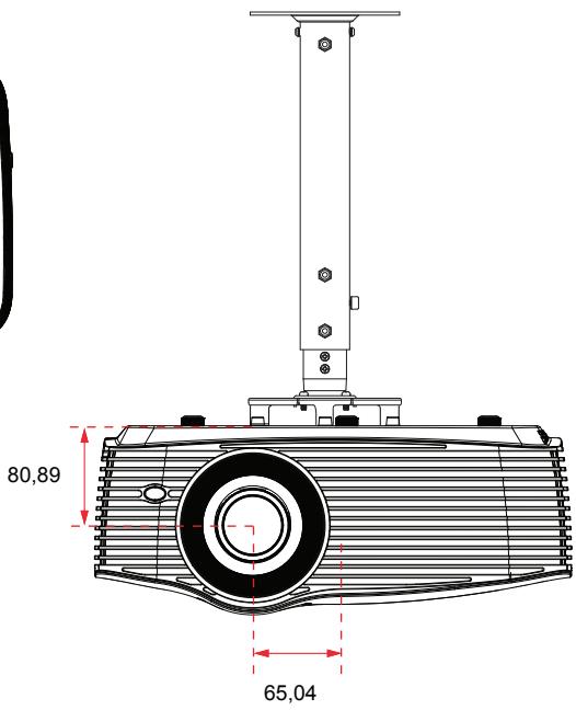 OPTOMA HD36 - Montage au plafond - 2