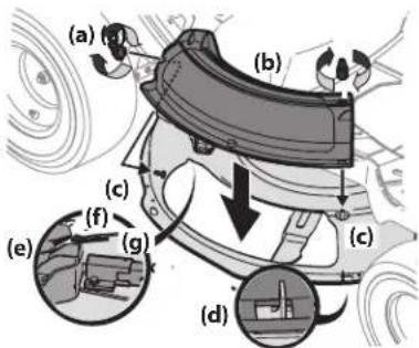 Craftsman CMXGRAM1130049 - Installing the Mulch Plug (If equipped) - 1
