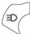 Craftsman CMXGRAM1130049 - Headlight Button - 1