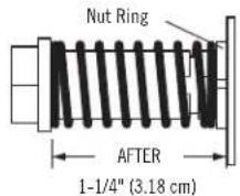 Nut Ring AFTER 1-1/4" (3.18 cm)