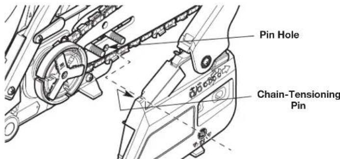Pin Hole Chain-Tensioning Pin