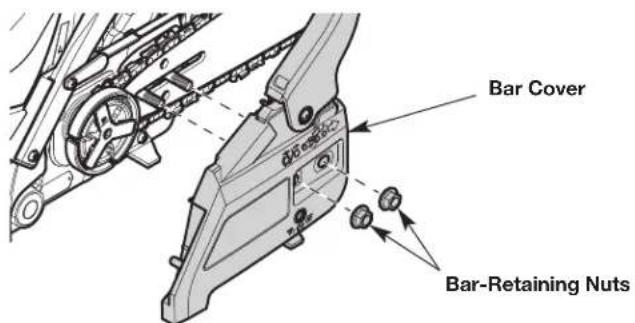 Bar Cover Bar-Retaining Nuts