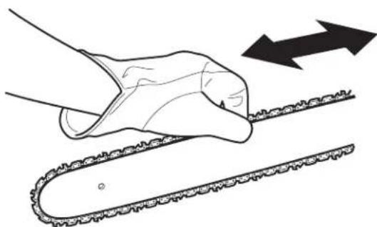 Craftsman CMXGSAMNN4214 - ADJUSTING THE CHAIN TENSION - 8