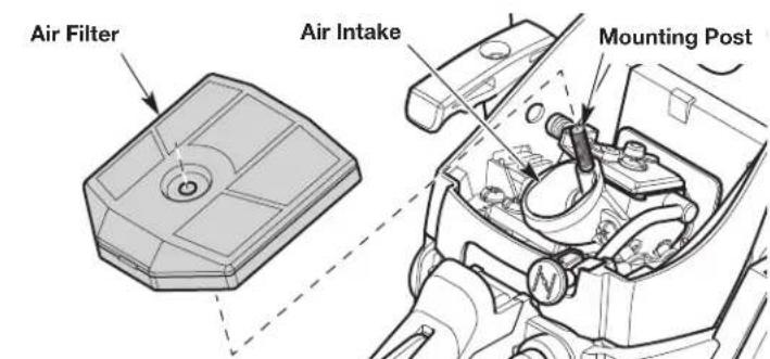 Air Filter Air Intake Mounting Post