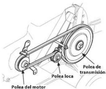 Polea del motor Polea loca Polea de transmisión