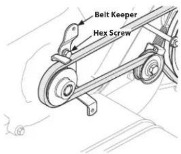 Belt Keeper Hex Screw
