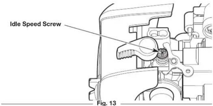 Idle Speed Screw Fig. 13