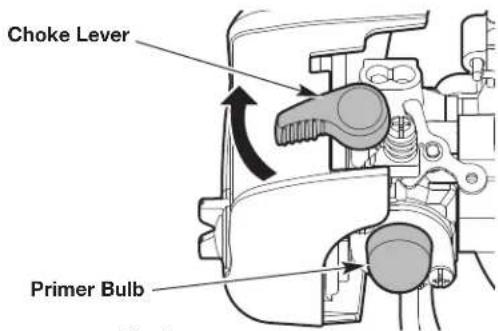 Choke Lever Primer Bulb