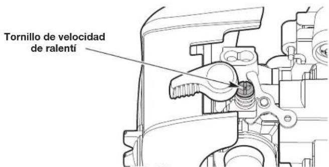 Tornillo de velocidad de ralenti