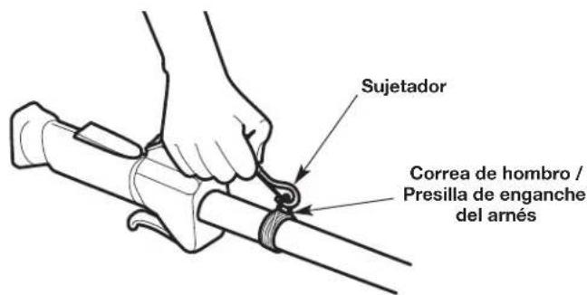 Sujetador Correa de hombro / Presilla de enganche del armés