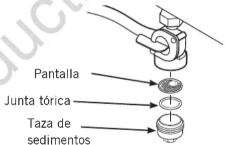 Pantalla Junta tórica Taza de sedimentos