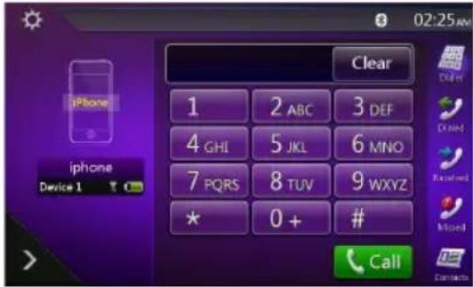 02:25 AM Clear 1 2 ABC 3 DEF 4 GHI 5 JKL 6 MNO 7 PQRS 8 TUV 9 WXYZ * 0 + # Call iPhone Device 1 iPhone Contacts