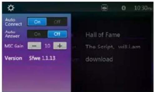 Auto Connect Auto Answer MIC Gain Version Sfwe 1.1.13 On Off On Off - 10 + Hall of Fame The Script, william download