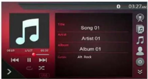 03:27AM 00:19 1/107 00:30 Title Song 01 Artist Artist 01 Album Album 01 Genre Alt Rock