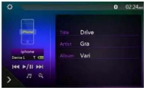 02:24AM iPhone iphone Device 1 Title Drive Artist Gra Album Vari
