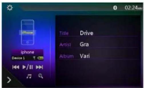 02:24AM iPhone iPhone Device 1 Title Drive Artist Gra Album Vari