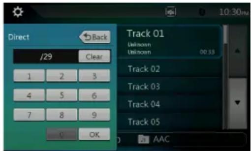 Direct /29 Clear Track 01 Unknown Unknown 00:35 Track 02 Track 03 Track 04 Track 05 0 OK AAC