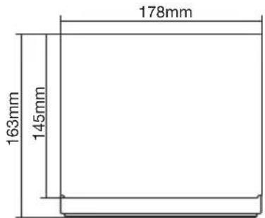 178mm 163mm 145mm