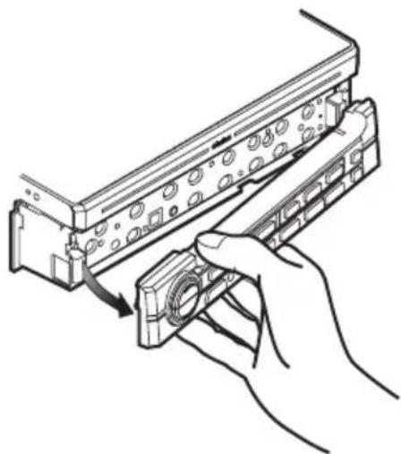 CLARION VRX765VD - Removing the DCP - 2