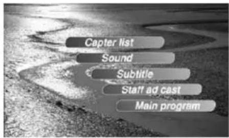 Capter list Sound Subtitle Staff ad cast Main program