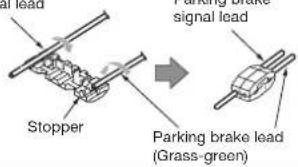Stopper Parking brake lead (Grass-green)