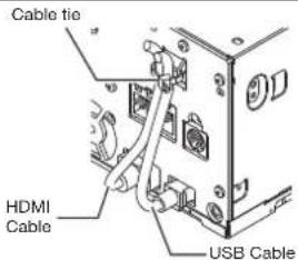 Cable tie HDMI Cable USB Cable