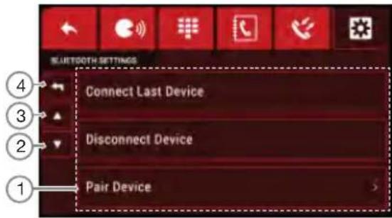 1 2 3 4 5 6 7 8 9 Connect Last Device Disconnect Device Pair Device