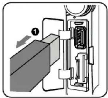 CLARION NX387 - Unplug the USB memory/MTP device - 1