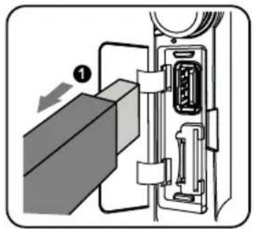 CLARION VX387 - Unplug the USB memory/MTP device - 1