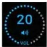 CLARION VX387 - Adjusting the Volume - 1