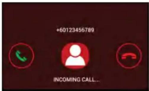 +60123456789 INCOMING CALL...