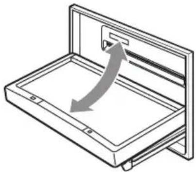 CLARION NX509 - Opening/closeing the operation panel - 2