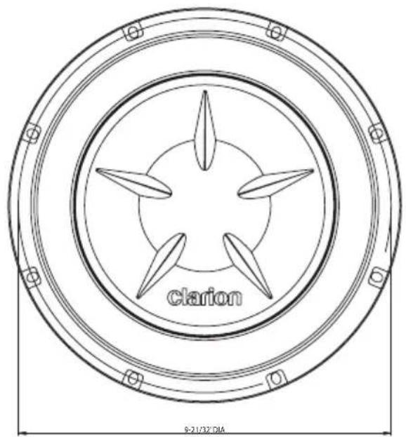 clarion 8-21/32 DIA