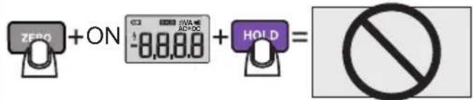ZEN +ON -8,8,8.8 + HOLD = NO