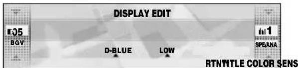 DISPLAY EDIT BQV D-BLUE LOW RTNTITLE COLOR SENS