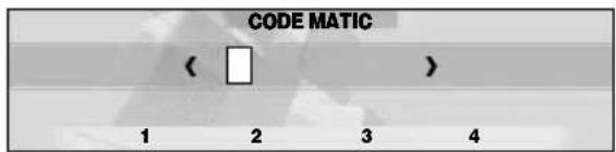 CODE MATIC ( ) 1 2 3 4