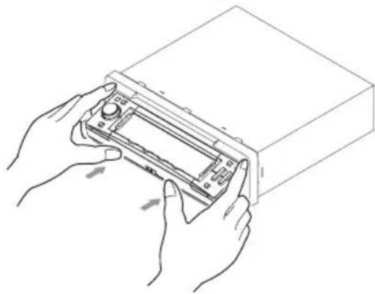 CLARION DXZ855MP - Removing the DCP - 2